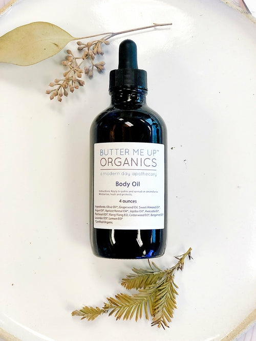 Aceite corporal orgánico
