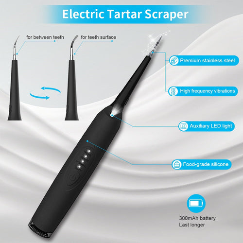 Electric Tooth Cleaner Sonic Dental Scaler LED Light Teeth Whitening